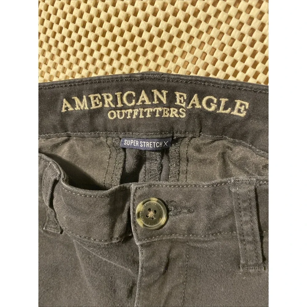American Eagle Women's Super Super Stretch X Super HiRise Jegging Black Size 4‎